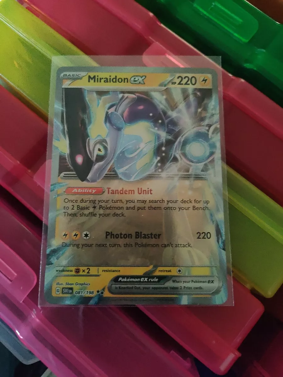 Pokémon TCG Miraidon ex Scarlet & Violet - Base Set 081/198 Holo Double Rare