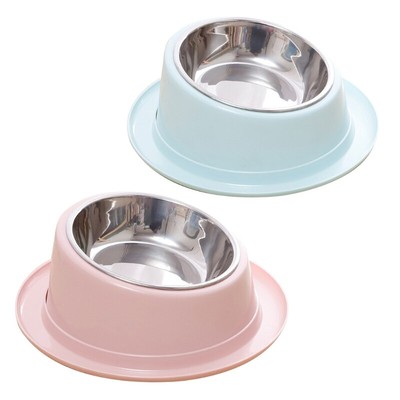 Elevated Dog Bowls Feeder Dog Dishes Stainless Steel Protect Pet s Spine Durable
