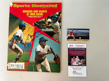 Maury Wills Sports Illustrated Signed Sept. 27, 1971 MLB Los Angeles Dodgers JSA
