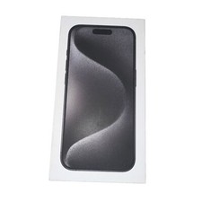 EMPTY BOX ONLY Apple iPhone 15 Pro Black Titanium EMPTY BOX 128GB Model A2848