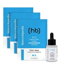 SkinCyclopedia Facial Serum Treatment, Hyaluronic Acid & Vitamin B5 - Anti Aging