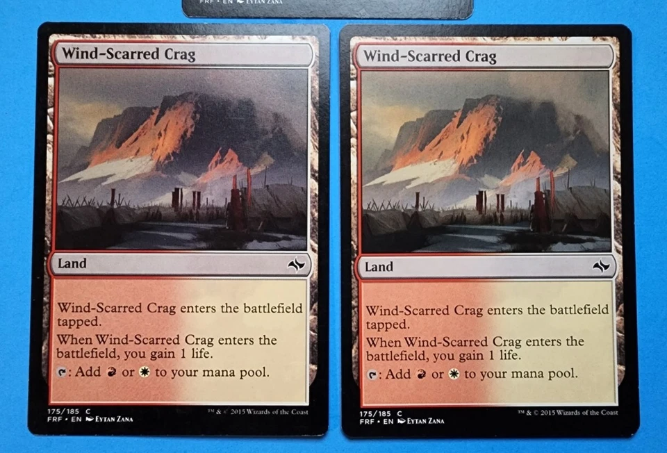 3x Wind-Scarred Crag Fate Reforged 2015 Mtg Magic Gathering Dual Land Mana 175 - Image 3 of 4