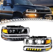 Dot Led Projector Headlights For 2001-2002 Chevy Silverado 1500hd 2500hd 3500 Dot Led Projector Headlights For 2001-2002 Chevy Silverado 1500hd 2500hd 3500