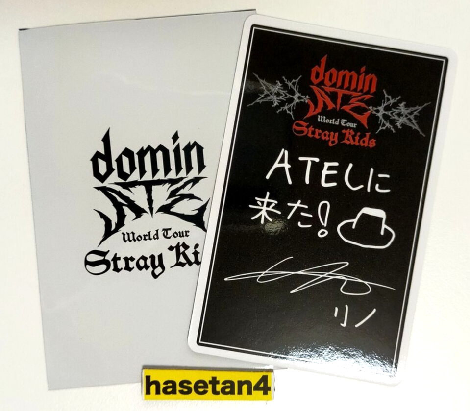 Stray Kids Lee Know Benefits Photocard dominATE JAPAN World Tour