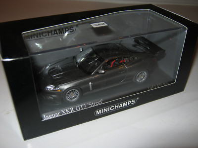 1:43 JAGUAR XKR GT3 grey metallic 2008 MINICHAMPS 400081390 OVP new 1 of 1416