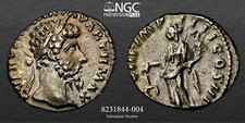 Lucius Verus – NGC XF 4/5 3/5 (AD 161-169). AR Denarius - (HARLAN BERK) 137