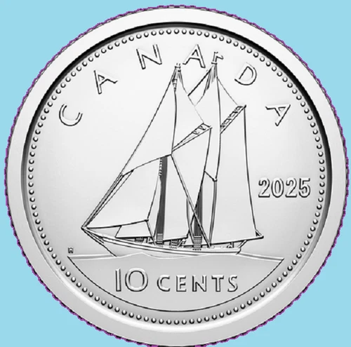 2025 Canada 10 Cents — photo from the most recent tracked eBay sale