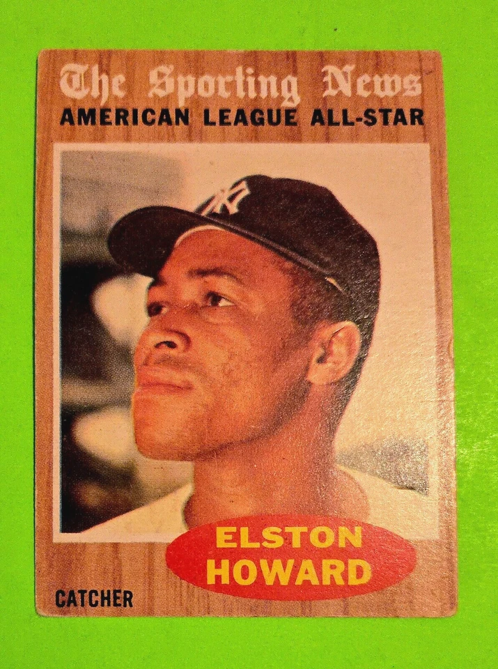 Lote de 9 1962 Topps NY YANKEES Vintage Béisbol Elston Howard, Al Downing RC Foto 4 de 4