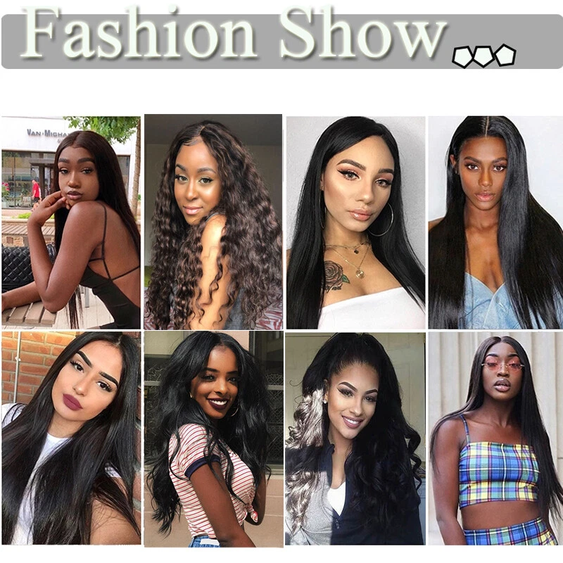 Trama brasileña de tejido CLEARANCE 4 PAQUETES = 400 G 8A extensiones de cabello humano virgen U Foto 4 de 4