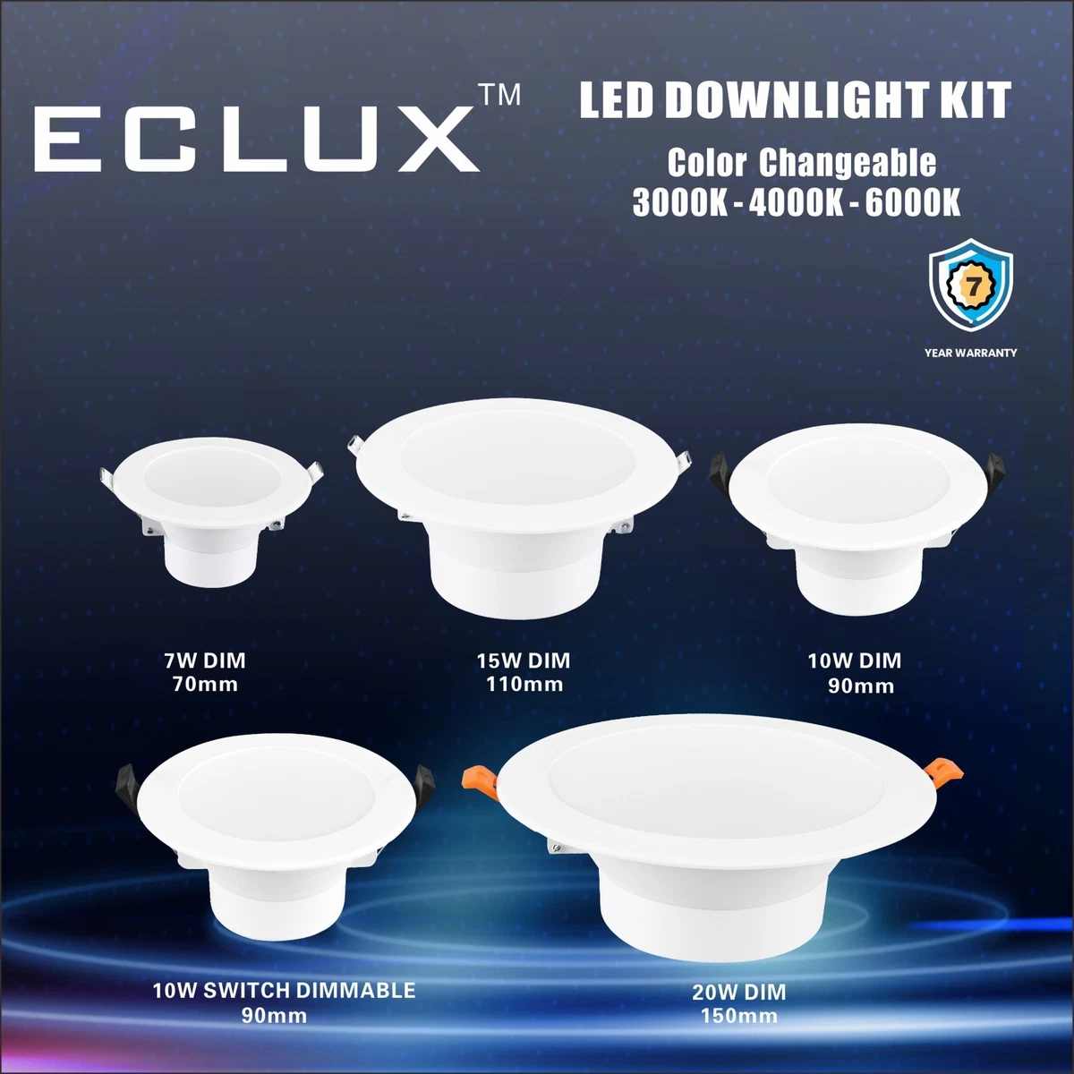 150mm sale led downlight