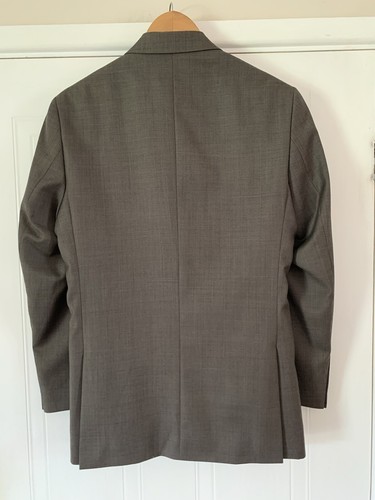 Racing Green Two Piece Suit Grey Small Check 38R 34S Peaky Blinders Style VGC - Picture 3 of 22
