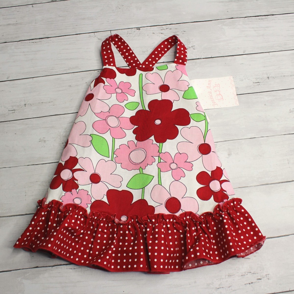 Jessica Ann Vintage Baby Girl's Sundress Size 18 Months 100% Cotton  Cottagecore | eBay