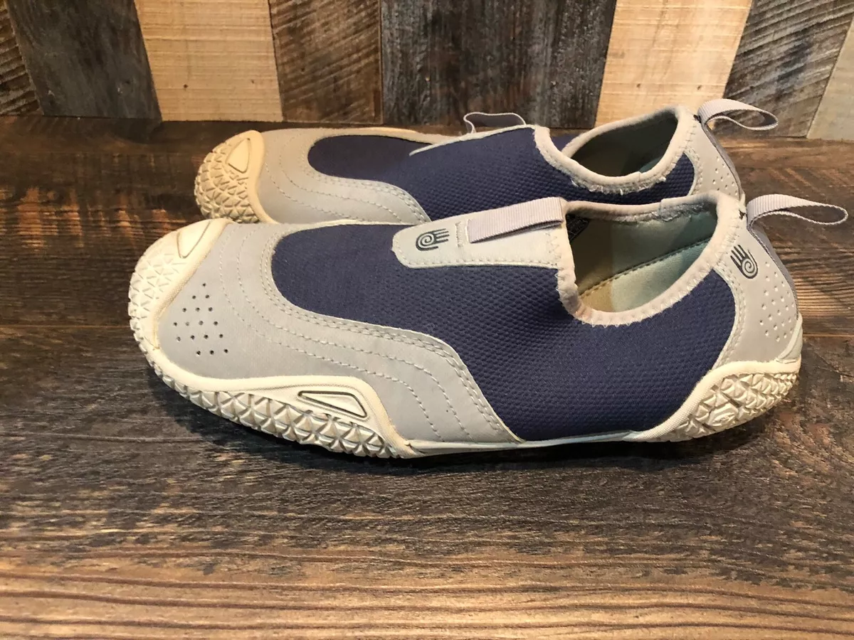 MEN S TEVA HYBRID GRAY BLUE TRAIL WATER SHOES S N 6971 SIZE 9
