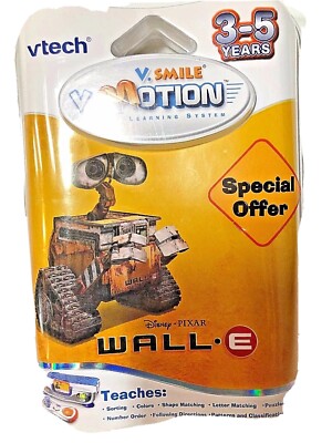 Vtech V.Smile V-Motion Disney Pixar WALL-E Educational Learning Game Cartridge