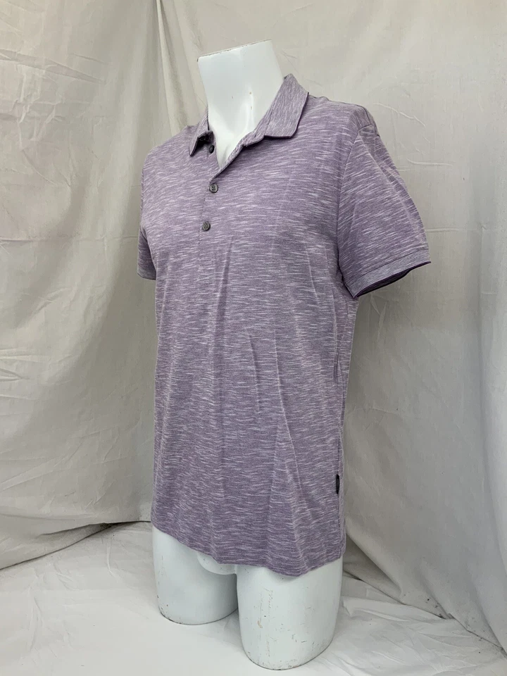 Camisa Strellson M Polo Púrpura Manga Corta 100% Algodón Usada en Excelente Condición YGI P1-856 Foto 4 de 4