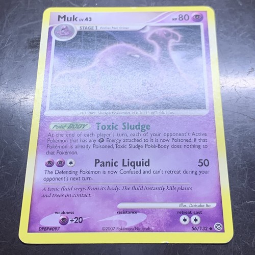 Pokémon TCG Muk Secret Wonders 56/132 Regular Uncommon - Picture 2 of 3