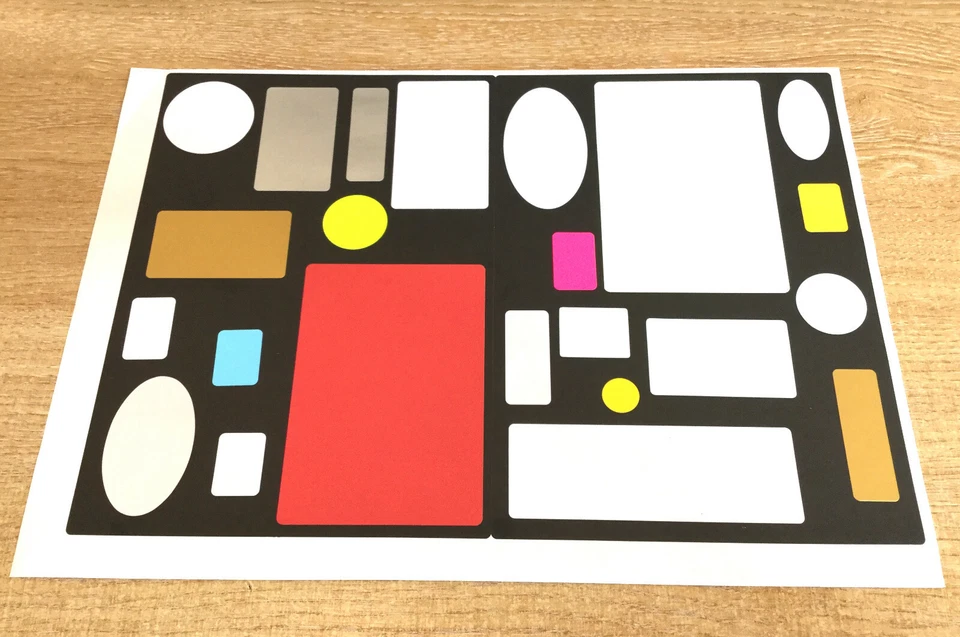 Packung 500 + Handy Selbstklebende Etiketten & Sticker,Gemischte Formen Größen & - Bild 2 von 3