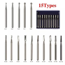 10-100pcs Dental Carbide Burs FG # Round for High Speed Handpiece 10/pk
