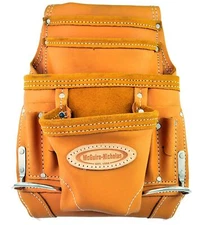 McGuire-Nicholas 689 MB 10 Pocket Pro Carpenter Pouch in Tan Full Grain Leather
