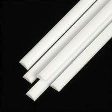 Plastruct 5/32 Half Round Rods Styrene 5 90885 x