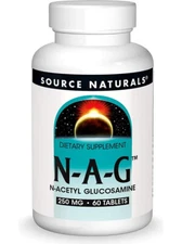 Source Naturals  N-A-G, N-Acetyl Glucosamine 250mg 60 Tablets