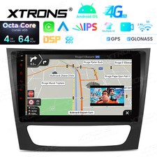 9 Zoll Autoradio für Mercedes W211 W219 Android 14 4G+64GB 8-Core GPS 4G LTE IPS