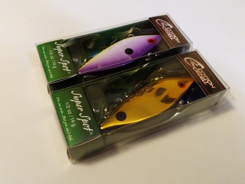 2x Cotton cordell super spot lure sea trout pike bass salmon lures fishing plug - Picture 8 of 12