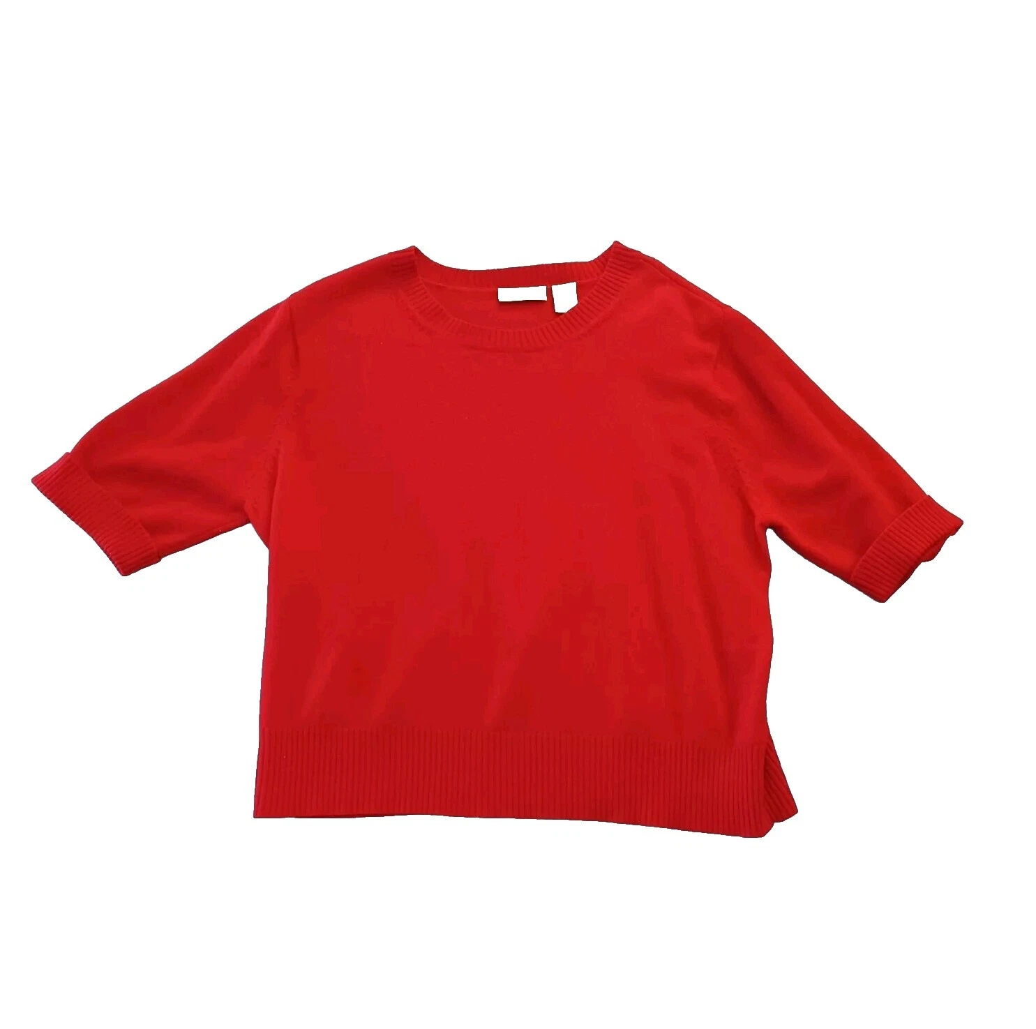 Apostrophe Short Sleeve Regular Size Sweaters for Women