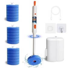 Electric Toilet Brush and Holder Set, 2025 New 4-in-1 Disposable Scrub Kit, 18
