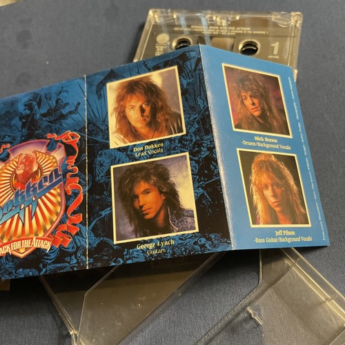 Dokken - Back for the Attack (1987, Cassette) heavy metal tape, Elektra 60735-4 - Picture 4 of 4