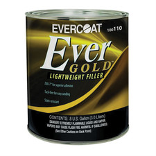 FIB.110Fibre glass Evercoat EverGold 100110 Lightweight Body Filler, 3 L Can, Ye