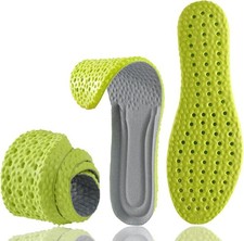Lightweight Memory Foam Insoles - Arch Support for Men  Women in Size 10-11.5