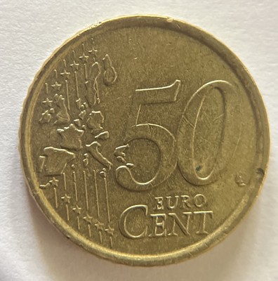 Genuine ~50 Euro Cent~ 2002 [Italy] - Unique Collectible Coin