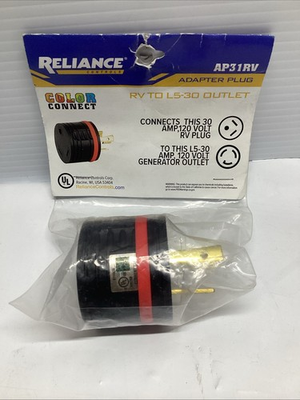 #ad Reliance Generator Adapter Plug to Convert L5 30 to RV Model# AP31RV $32.95
