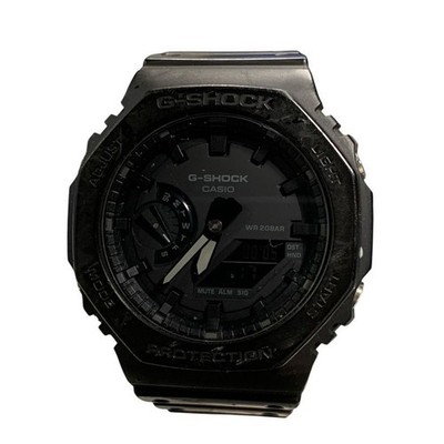 Casio G-SHOCK GA-2100 All Black Ana-Digi Octagon CasiOak Men's Watch