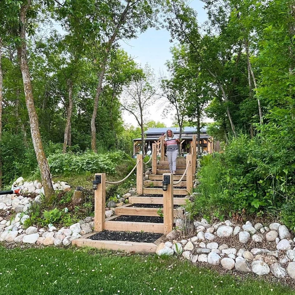 Cuerda de yute natural de 2 pulgadas, cuerda de cáñamo de 50 pies de espesor, 4 hilos retorcidos para muelle... Foto 4 de 4