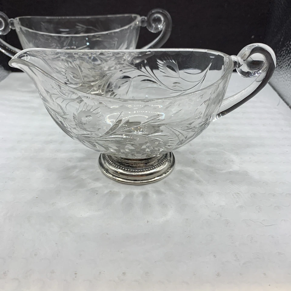 ¿Frank M. Whiting de colección? Crema grabada y base de azúcar Sterling Foto 2 de 4