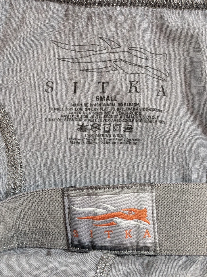 Sitka Gear Core Lightweight Bottom Pyrite Gray - Men’s Size Small - Image 4 of 4