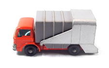 Matchbox Ford Refuse Truck No. 7C-1 Orange/Silver/Gray (c)1966