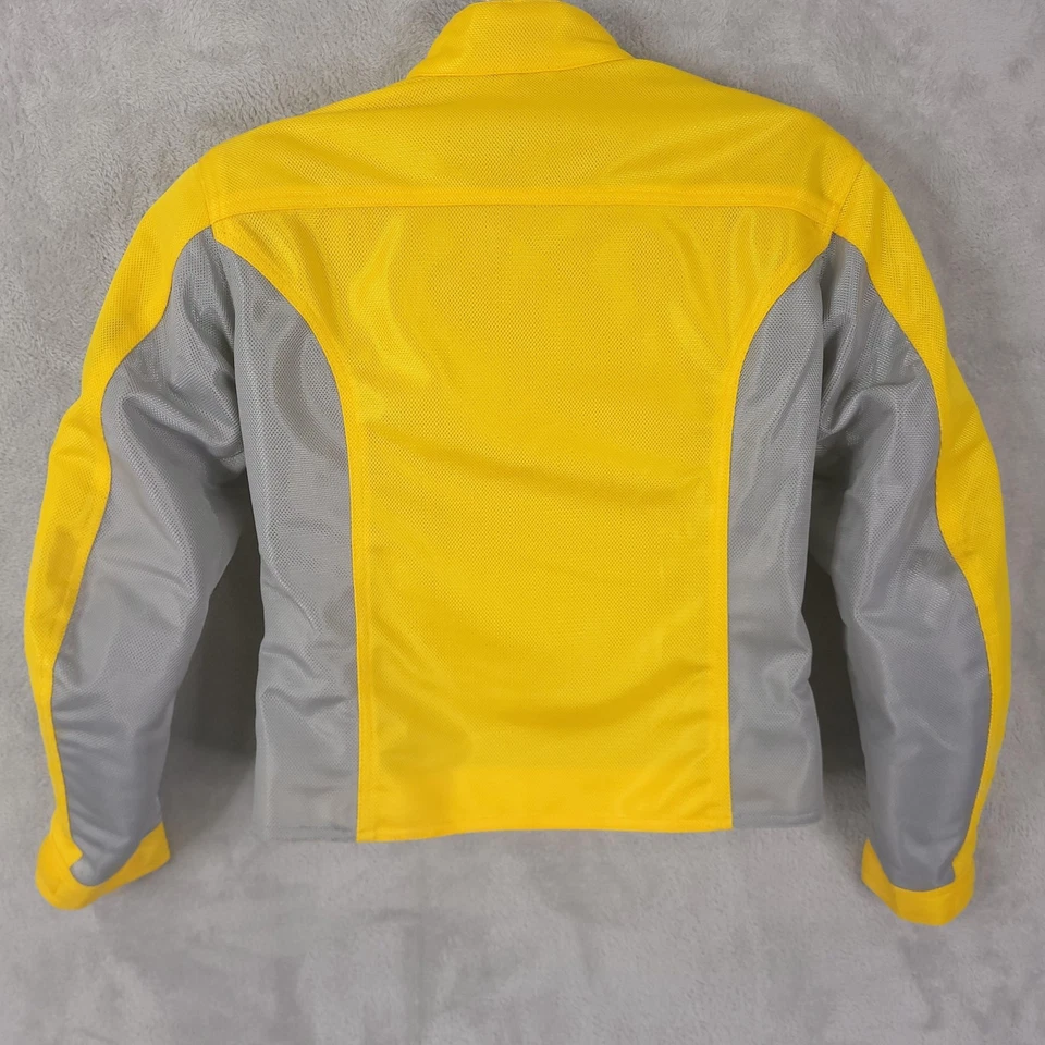 Firstgear Jacket Womens Medium Yellow Mesh Motorcycle Removable Liner - Image 2 of 4