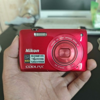 Nikon COOLPIX S4300 Digital Camera 16.0 MP 6x Optical Zoom Red Fast shipping