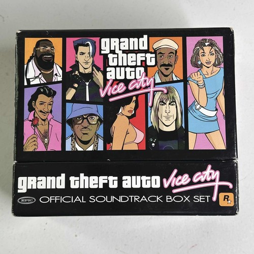 Grand Theft Auto: Vice City 2002 Official Soundtrack Box Set - Complete - Picture 2 of 9