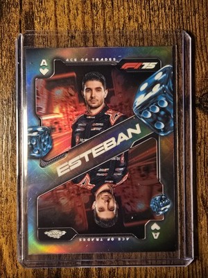 Esteban Ocon Ace Of Trades Topps Chrome Formula 1 2025 Haas F1