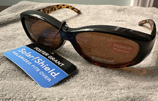 Foster Grant Solar Shield Sunglasses SR0922 Tortoise Polarized SS FO-021 TOR DRV