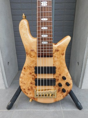 Spector EURO 6 LX Poplar Burl Top 6 strings Used Electric Bass Guitar 2010