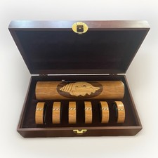 1987 Reynolds THE KIT Wood Shell Inlay Kaleidoscope w 6 Disc Cell Set & Org Case