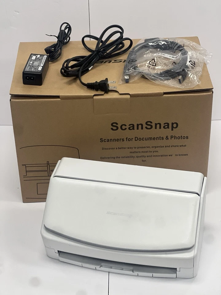 Fujitsu ScanSnap iX1600 Large Format ADF Scanner Optical PA03770B635 Very Good - Image 4 of 4