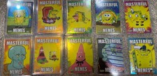 Topps Chrome Spongebob 25th Anniversary Complete Set of 10 MASTERFUL MEMES