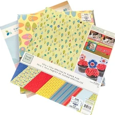 Heidi Grace Specialty Paper Pad 12"x12" Scrapbooking Bundle Lot