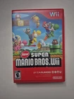 Super Mario Bros. Wii (Nintendo Wii, 2009) - CIB - Includes Case Manual  Tested